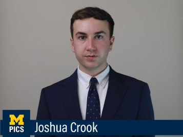Joshua Crook,  Bachelor of Arts, International Studies 
